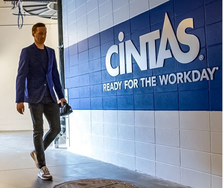 Cintas wall graphic