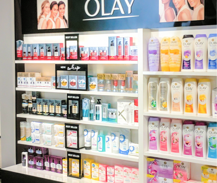 Olay product display